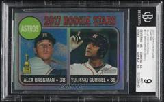Yulieski Gurriel,  Alex Bregman [Chrome Blue Refractor] #113 Baseball Cards 2017 Topps Heritage Prices
