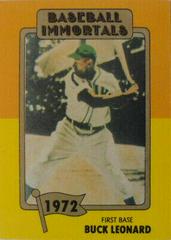 Buck Leonard #132 Baseball Cards 1980 Baseball Immortals Prices
