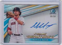 Marcelo Mayer #PCS-MM Baseball Cards 2022 Bowman Chrome Prime Signatures Prices