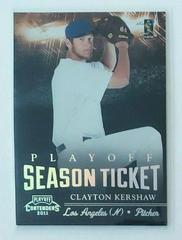 Clayton Kershaw #10 Baseball Cards 2011 Playoff Contenders Prices