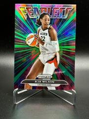 A'ja Wilson [Green] #2 Basketball Cards 2022 Panini Prizm WNBA Fearless Prices