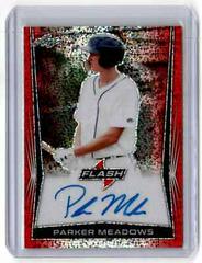 Parker Meadows [Red] #BA-PM1 Baseball Cards 2018 Leaf Flash Autographs Prices