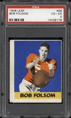 Bob Folsom #56 Football Cards 1948 Leaf Prices