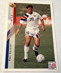 Paul Caligiuri Soccer Cards 1994 Upper Deck World Cup Soccer Prices