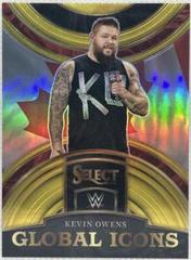 Kevin Owens [Gold] Wrestling Cards 2023 Panini Select WWE Global Icons Prices