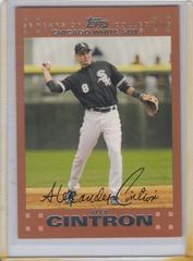 Alex Cintron #121 Baseball Cards 2007 Topps Prices