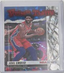 Joel Embiid [Hyper Red] Basketball Cards 2021 Panini Hoops Prime Twine Prices