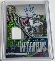 Michael Gallup #VV-MG Football Cards 2022 Panini Spectra Vested Veterans Patch Autographs Prices