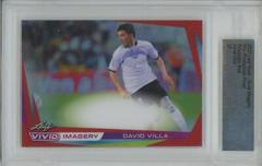 David Villa [Red] #VI-DV1 Soccer Cards 2022 Leaf Vivid Imagery Prices
