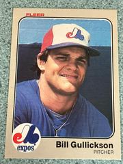 Bill Gullickson #284 Baseball Cards 1983 Fleer Prices