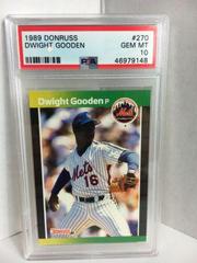 Dwight Gooden #270 Baseball Cards 1989 Donruss Prices