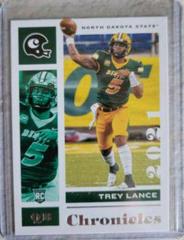 Trey Lance Football Cards 2021 Panini Chronicles Draft Picks Prices