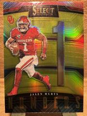 Jalen Hurts [Gold] #SN-JH Football Cards 2023 Panini Select Draft Picks Numbers Prices