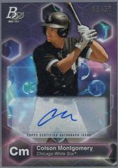Colson Montgomery [Autograph] #PE-4 Baseball Cards 2022 Bowman Platinum Precious Elements Prices