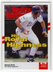 George Brett [White with Red Stripes] #13 Baseball Cards 2021 Topps X Sports Illustrated Prices
