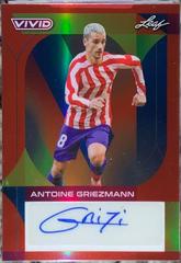 Antoine Griezmann [Red] Soccer Cards 2022 Leaf Vivid Autographs Prices