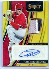 Chris Rodriguez [Gold] Baseball Cards 2022 Panini Select Signatures Prices