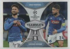 Dries Mertens, Lorenzo Insigne Soccer Cards 2019 Topps Chrome UEFA Champions League Teammate Sensations Prices