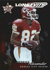 Derrick Alexander [Longevity] Football Cards 2000 Leaf Rookies & Stars Prices