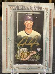 Aaron Ashby [X Black Frame] #MA-AA Baseball Cards 2022 Topps Allen & Ginter Mini Autographs Prices