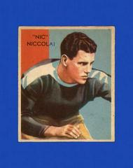 Nic Niccolai Football Cards 1935 National Chicle Prices