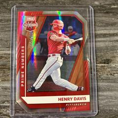 Henry Davis [Aspirations Die Cut] #1 Baseball Cards 2021 Panini Elite Extra Edition Prices