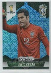 Julio Cesar [Blue Pulsar] #104 Soccer Cards 2014 Panini Prizm World Cup Prices