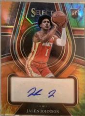 Jalen Johnson [Tie Dye Prizm] #RS-JJN Basketball Cards 2021 Panini Select Rookie Signatures Prices