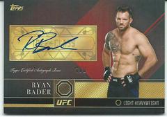 Ryan Bader [Red] #TCA-RBA Ufc Cards 2016 Topps UFC Top of the Class Autographs Prices
