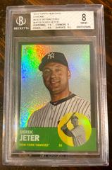 Derek Jeter [Black Refractor] #HP33 Baseball Cards 2012 Topps Heritage Chrome Prices