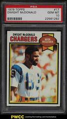 Dwight McDonald #17 Football Cards 1979 Topps Prices