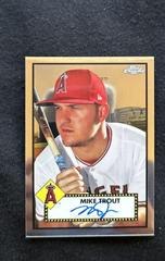 Mike Trout [Blue Prism] #PA-MTR Baseball Cards 2021 Topps Chrome Platinum Anniversary Autographs Prices
