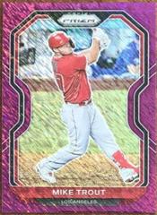 Mike Trout [Purple Shimmer] Baseball Cards 2021 Panini Prizm Prices