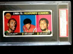 NBA Rebound Leaders: Hayes, Unseld, Alcindor Basketball Cards 1970 Topps Prices