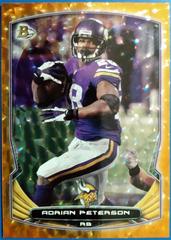 Adrian Peterson [Orange Ice] Football Cards 2014 Bowman Prices