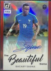 Bacary Sagna [Red] Soccer Cards 2022 Panini Donruss Beautiful Game Autographs Prices