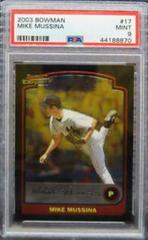 Mike Mussina #17 Baseball Cards 2003 Bowman Prices