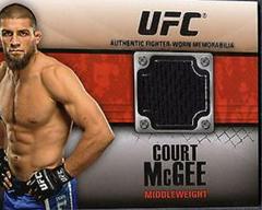 Court McGee [Black] Ufc Cards 2011 Topps UFC Title Shot Fighter Relics Prices