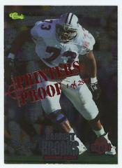 Barrett Brooks [Printer's Proof Silver] Football Cards 1995 Classic NFL Rookies Prices