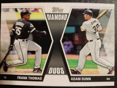 Frank Thomas, Adam Dunn #DD-7 Baseball Cards 2011 Topps Diamond Duos Prices