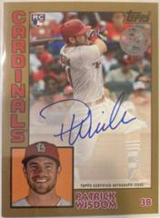 Patrick Wisdom [Gold] #PW Baseball Cards 2019 Topps 1984 Baseball Autographs Prices