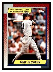 Mike Blowers #18 Baseball Cards 1990 Topps Major League Debut Prices