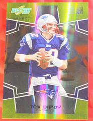 Tom Brady [Gold Zone] #182 Football Cards 2008 Panini Score Select Prices