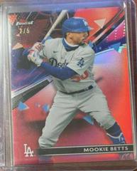 Mookie Betts [Red Refractor] #68 Baseball Cards 2021 Topps Finest Prices
