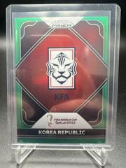 Korea Republic [Green] Soccer Cards 2022 Panini Prizm World Cup Team Badges Prices