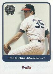 Phil Niekro #70 Baseball Cards 2001 Fleer Greats Prices