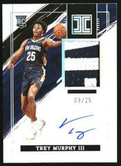 Trey Murphy III [Elegance Patch Autograph Holo Silver] #117 Basketball Cards 2021 Panini Impeccable Prices