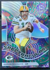 Aaron Rodgers [Psychedelic] #SPEC-ARO Football Cards 2022 Panini Spectra Spectracular Prices