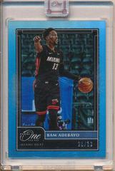 Bam Adebayo [Blue] #17 Basketball Cards 2020 Panini One and One Prices