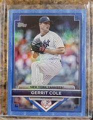 Gerrit Cole [Blue] #64 Baseball Cards 2023 Topps Flagship Collection Prices